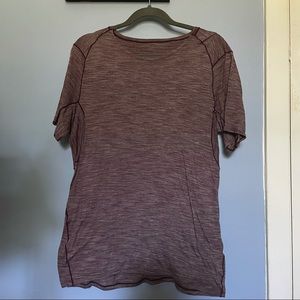 Lululemon dark purple berry yoga shirt